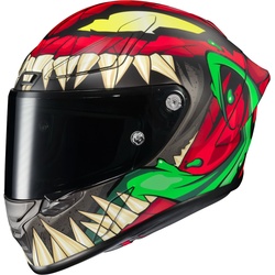 HJC RPHA 1 Toxin Marvel Helm, zwart-rood-geel, 2XS Voorman