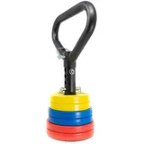 Strength Shop Beladbarer Kettlebell-Griff - für Scheiben mit olympischer Lochung (50/51mm) - 1.7kg Edelstahl verstellbar Handle