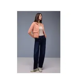 STREET ONE Leo Strukturjacke Damen Orange 34