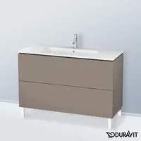 Duravit L-Cube Waschtischunterschrank, 2 Auszüge, LC662804343,