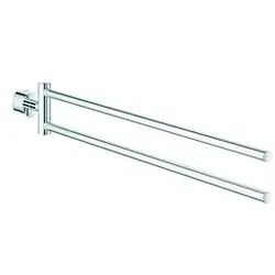 Grohe Atrio Handtuchhalter 40308003 chrom, 2-armig, schwenkbar, verdeckte Befestigung