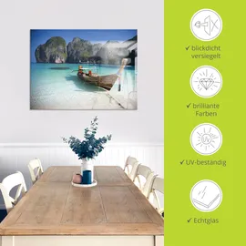 ARTland Maya Bay, Koh Phi Phi Leh, Thailand", blau (farbe bild(er): blau), B:125cm H:50cm, Bilder, in verschiedenen Größen