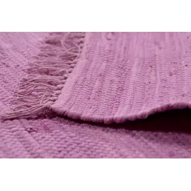 Zaba Handwebteppich Dream Cotton Beere 90 cm x 160 cm