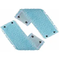 Leifheit 2er Set Wischbezug CLEAN TWIST M super soft 33 cm für Parkett, | Holzböden