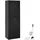 Tectake Brandon Aktenschrank 60 x 40 x 180,5 cm schwarz