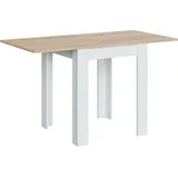 Dmora Newark 67 x 79 x 67 cm weiß/eiche
