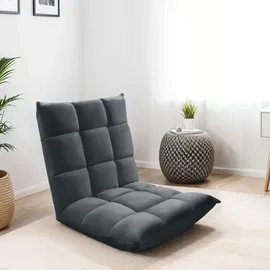 Tectake Relaxsessel 108 x 57 x 13,5 cm grau