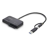 Startech M.2 NVMe & 2,5/3,5" SATA Adapter, NMS NS ACCS, SSD Festplattenleser, B+M und M-Key,