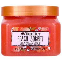 Tree Hut Shea Sugar Scrub Peach Sorbet Fußpeeling 510 g