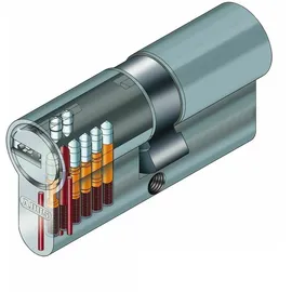 ABUS EC550 Profilzylinder Schließzylinder Türzylinder Not/Gefahr 3Schl., Länge: 35/35 mm