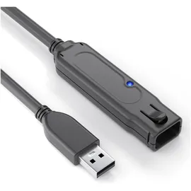 PureLink USB-A 15 m Schwarz