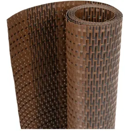 vidaXL Balkonverkleidung 600 x 80 cm Braun/Schwarz Rattan