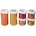SmartStore Runde Vorratsdosen transparent 4 x 0 75 l 2 x 1 45 l Set