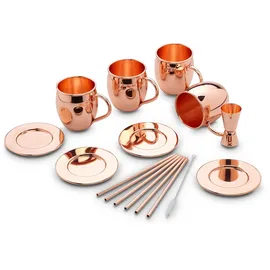 Echtwerk Moscow Mule Becher Set 13-tlg. kupfer