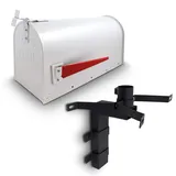 BITUXX US Mailbox Weiß