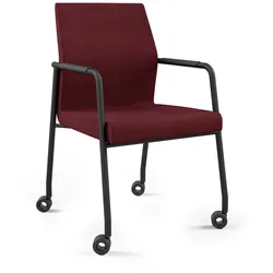 Profim AcosPro 30HC Sessel, 4-Fuß mit Rollen, Armlehnen, nicht stapelbar