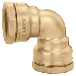 Caleffi Winkelverschraubung 866 Messing 40mm