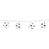 Boland 62518 - LED-Lichterkette Fußball, Länge 140 cm, WM, EM, Puplic Viewing, Dekoration, Karneval, Mottoparty