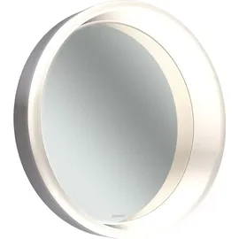 Schneider LUNE D2W Lichtspiegel, rund, rundum LED-Beleuchtung, Durchmesser 733mm, 211.073.01.60, Farbe: Edelstahl geschliffen