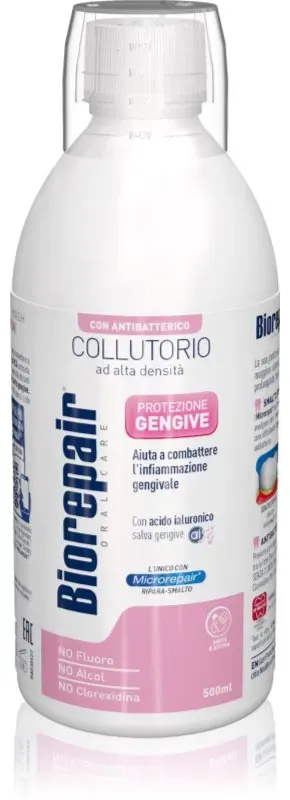 Biorepair Gum Protection Mouthwash Mundspülung zum Schutz von Zähnen und Zahnfleisch 500 ml