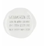 r√§der design Teller "Weihnachten ist (klein)