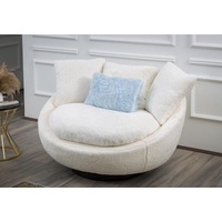 JVmoebel Sessel Sessel Polyester für wohnzimmer Holz Textil Weiß Modern jvmoebel weiß