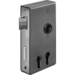 AMF Spezialschloss für Stahlkonstruktionen 140D mit 2 PZ-Lochungen - 40 mm