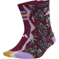 adidas Women's 3er-Pack Socken Farm Multicolor/Multicolor/Amazon Red 46-48 - 46-48