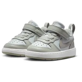 Nike Court Borough Low Kinder Silber/Grau/Weiß 27