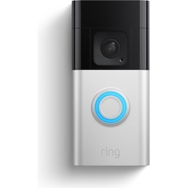 Ring Battery Video Doorbell Plus Satin Nickel, Video-Türklingel