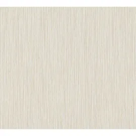 A.S. Création Streifentapete 10 m x 0,53 m 387562 Gold/Weiß
