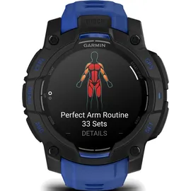 Garmin Instinct 3 AMOLED 45 mm Schwarz / Bolt Blue
