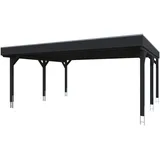 SKANHOLZ Grunewald Flachdach Carport 6,22 x 5,54 m anthrazit