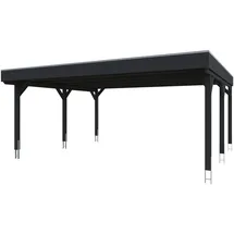 SKANHOLZ Grunewald Flachdach Carport 6,22 x 5,54 m anthrazit