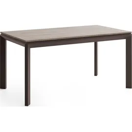 WFL GROUP Elan 160 x 76 x 90 cm ausziehbar braun