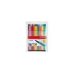 STABILO Pen 68 - Filzstift - gemischte Farben - wasserbasierte Tinte - 1 mm - Mi