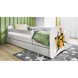 raumhirsch furniture Kinderbett 80 x 180 cm Holzwerkstoff weiß