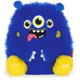Legami Plüsch Super Soft! Monster 8 cm Blau/Rot
