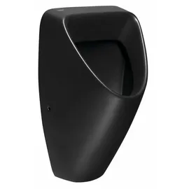 Bruckner SCHWARN BLACK Keramik-Urinal, Zulauf hinten, Abgang waagerecht, schwarz matt