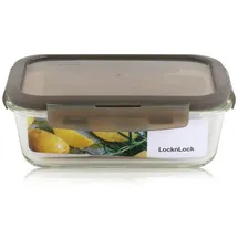 Lock & Lock Frischhaltedose rechteckig grau 25,1 x 18,9 x 8,8 cm 2 l