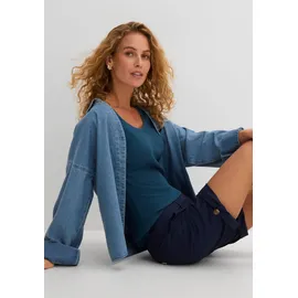 bonprix Bermudas blau 40