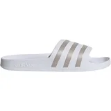 adidas Adilette Aqua Cloud White / Platinum Metallic / Cloud White 39
