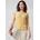 Weste mit V-Neck in Strick-Optik snap Yellow 40 40