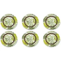 Excelsa Set Von 6 Unterirdisch Foliage Kunststoff 33X2X33 Cm Bunt