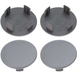 4 Nabenkappen Ø 67,0 mm - 56,0 mm / rund flach / Klebefläche