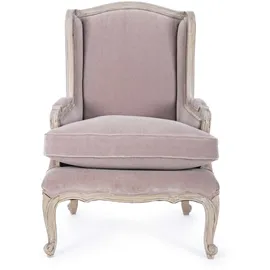 BIZZOTTO Sessel Lorelie Samt rosa