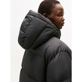 Tommy Hilfiger Curve "CRV MODERN DOWN REG COAT", Damen, Gr. 46, schwarz, Steppware, Obermaterial: 100% Polyester. Futter: 100% Polyamid. Wattierung: 100% Daunen, unifarben, Mäntel Daunenmantel, in großen Größen