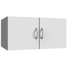 freiraum Mehrzweckschrank Multiraumkonzept (BxH: 80x40 cm) in WEISS mit 2 Türen weiß