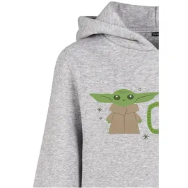 Mister Tee Mandalorian The Child Kapuzenpullover Heather Grey 146-152 cm