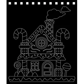 Ursus Magischer Kratzel-Adventskalender 1 St. 16,5 x 21 cm bunt